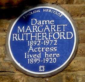 Dame Margaret Rutherford  - SW19