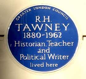 Richard Henry Tawney - WC1