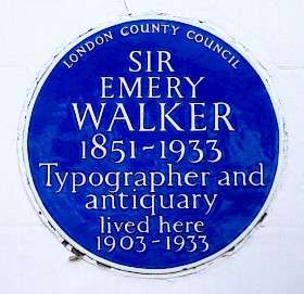 Sir Emery Walker