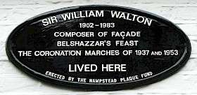 Sir William Walton - NW3