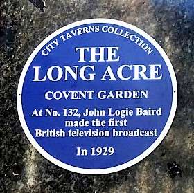 John Logie Baird, WC2 - Upper St Martin's Lane