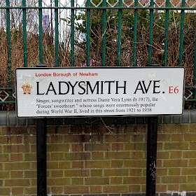 Dame Vera Lynn, E6 - Ladysmith Avenue