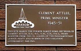 Clement Attlee - Stanmore