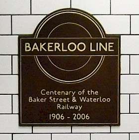 Bakerloo Line Centenary - Elephant and Castle Station