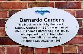 Doctor Thomas Barnardo, E1 - Barnardo Gardens