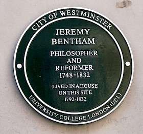 Jeremy Bentham - SW1