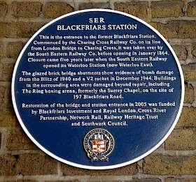 Blackfriars Station - South Eastern Railway