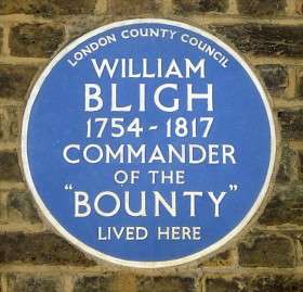 William Bligh - SE1