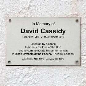 David Cassidy, WC2 - Stacey Street