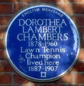 Dorothea Lambert Chambers