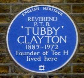 Reverend P.T.B. 'Tubby' Clayton