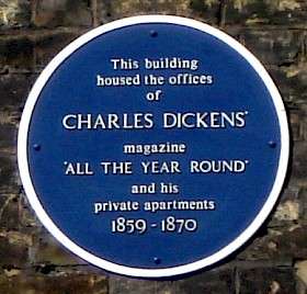 Charles Dickens, WC2 - Wellington Street