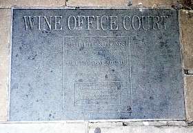 Charles Dickens, EC4 - Wine Office Court
