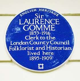 Sir Laurence Gomme