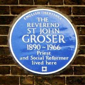 Reverend St John Beverley Groser
