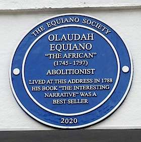 Olaudah Equiano, W1 - Tottenham Street
