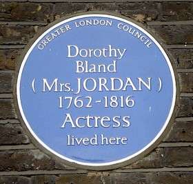 Mrs Dorothea Jordan - SW1