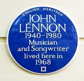 John Lennon, W1 - Montagu Square