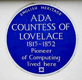 Ada, Countess of Lovelace - SW1