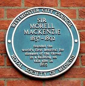Sir Morell Mackenzie - W1