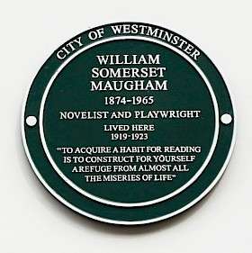 William Somerset Maugham, W1 - Wyndham Place