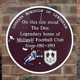 Millwall Football Club - SE14