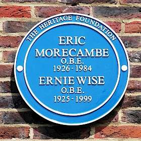 Eric Morecambe - Teddington (New Plaque)