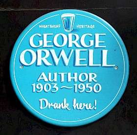 George Orwell - W1 - Rathbone Place